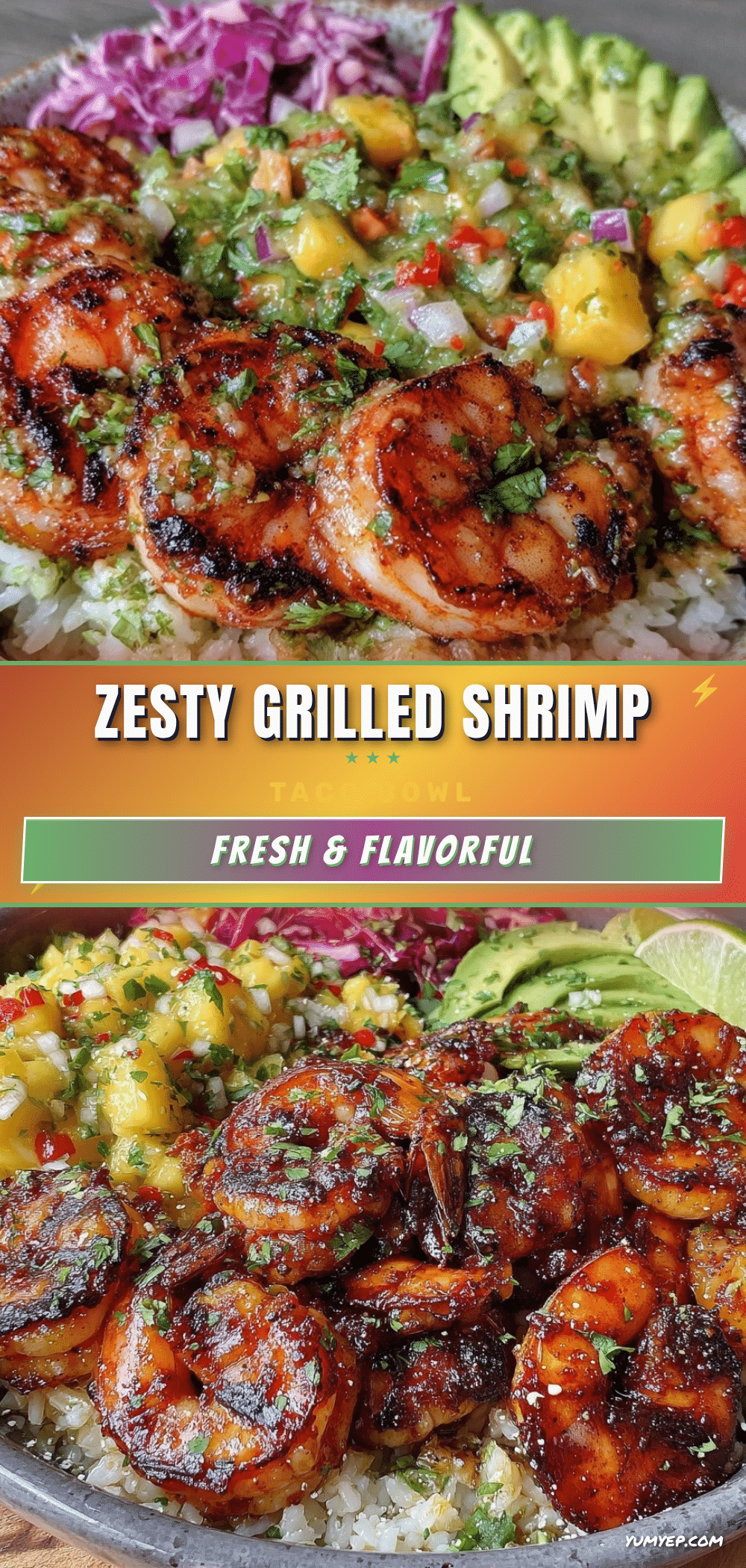 grilled shrimp taco bowl recipe