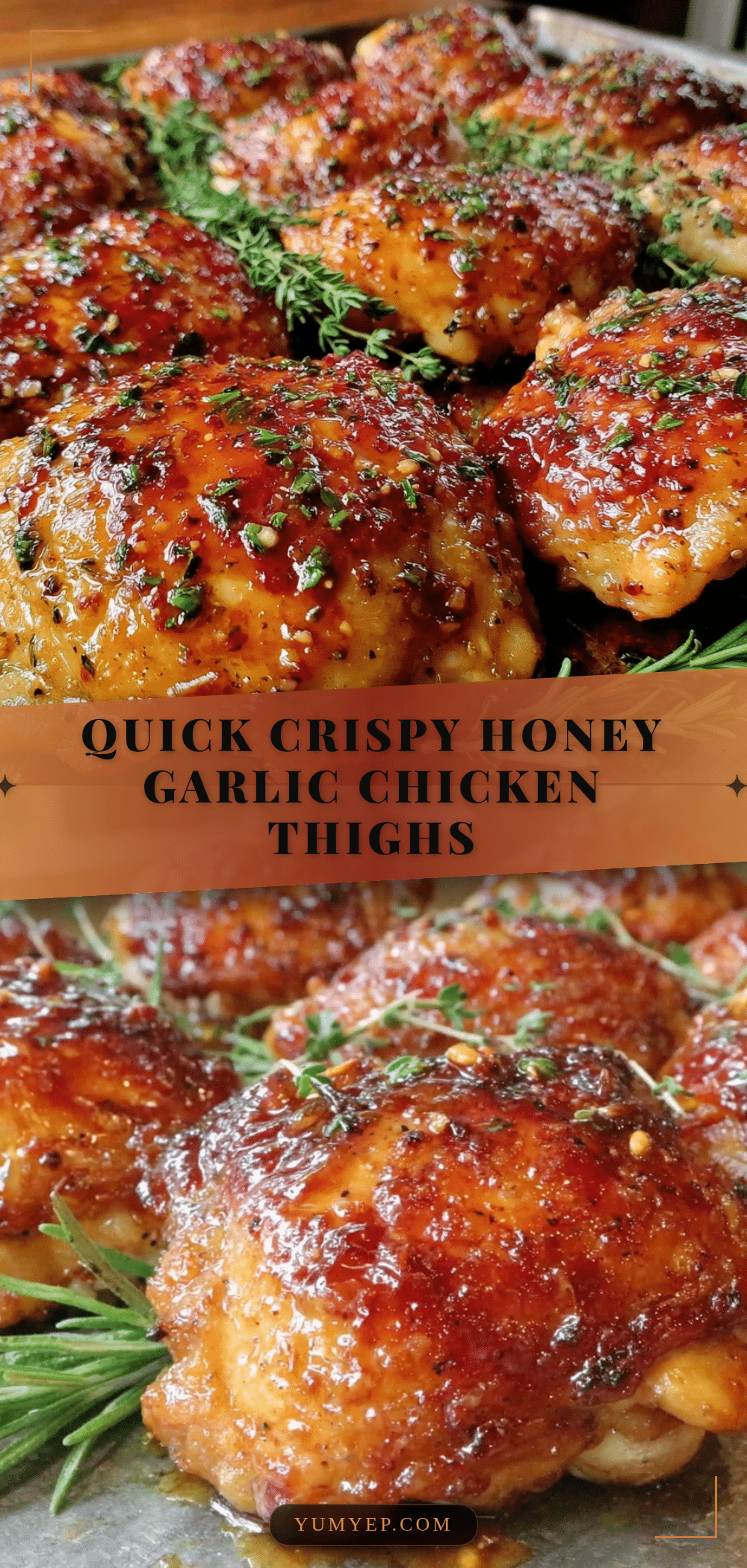 honey garlic chicken thighs recipe