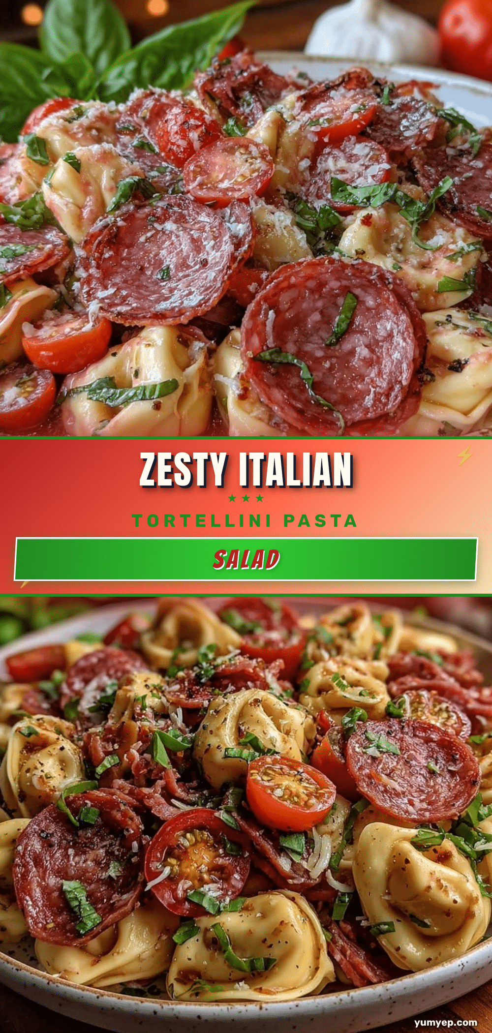 Italian Tortellini Pasta Salad recipe