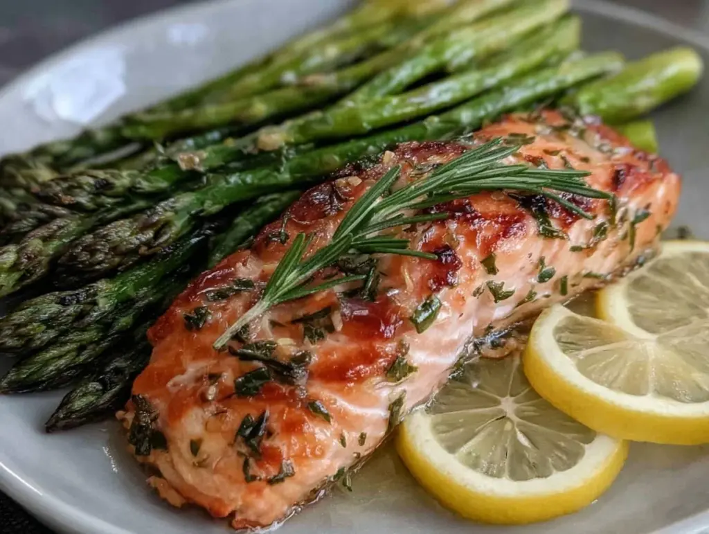 lemon herb salmon - featured image