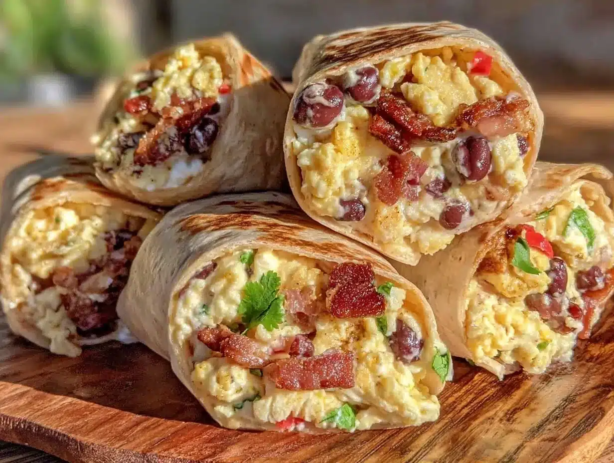 make-ahead freezer breakfast burritos preparation steps