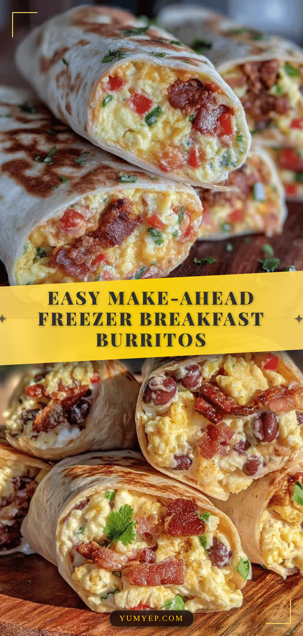 make-ahead freezer breakfast burritos recipe