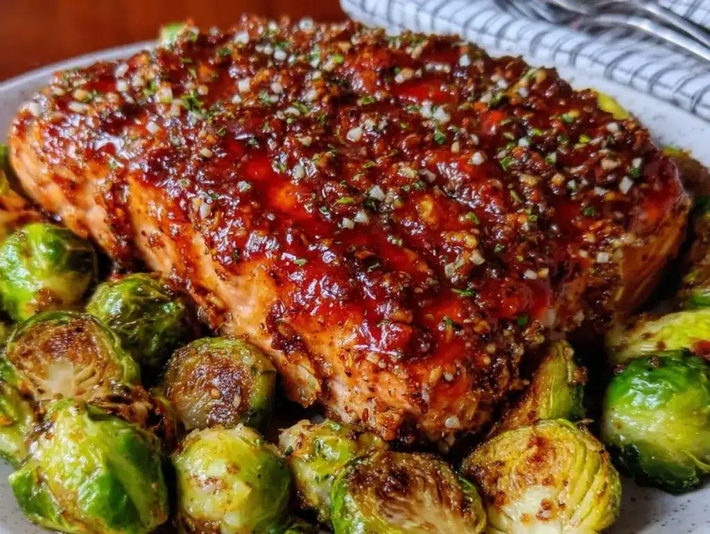 maple dijon glazed salmon - featured image
