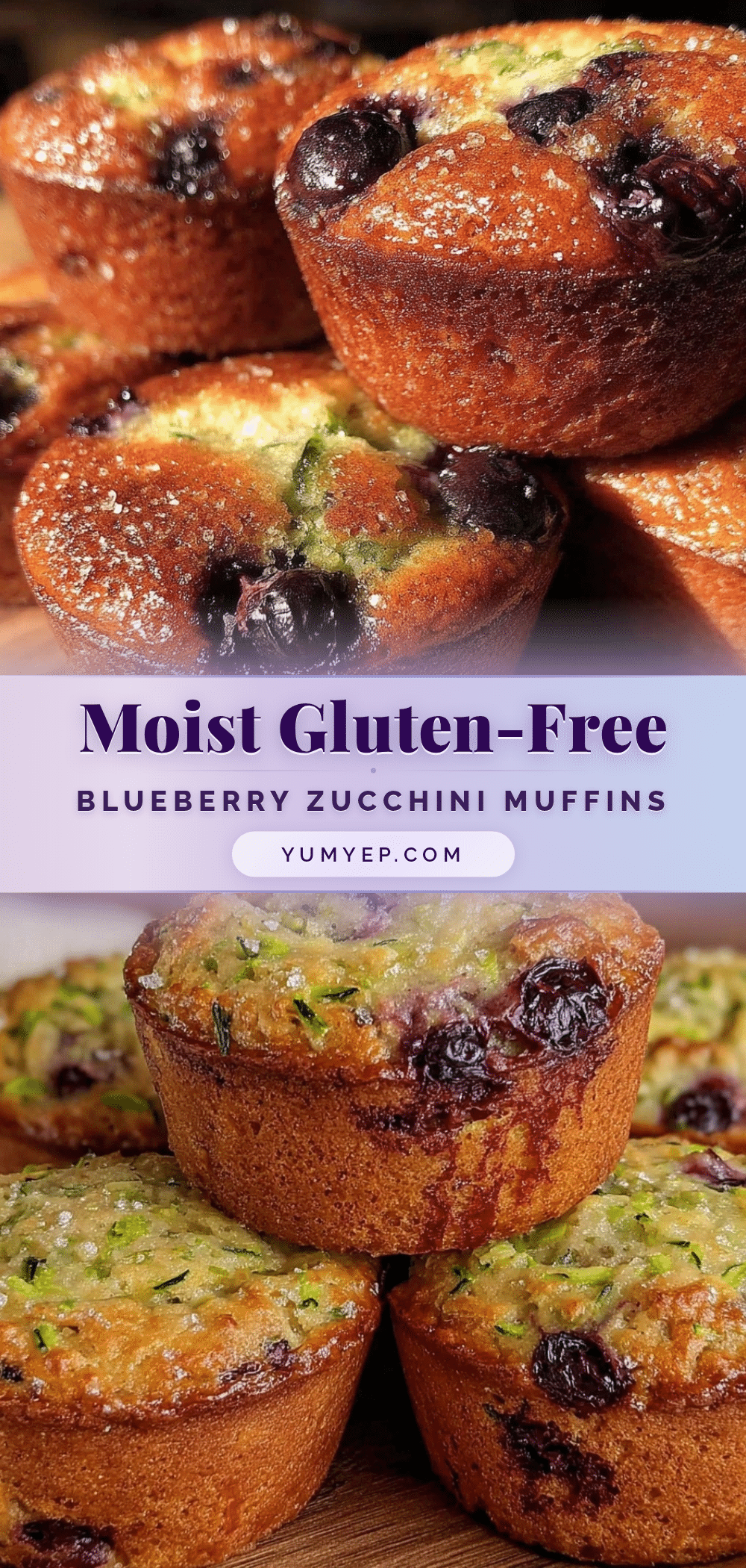 moist gluten-free blueberry zucchini muffins recipe