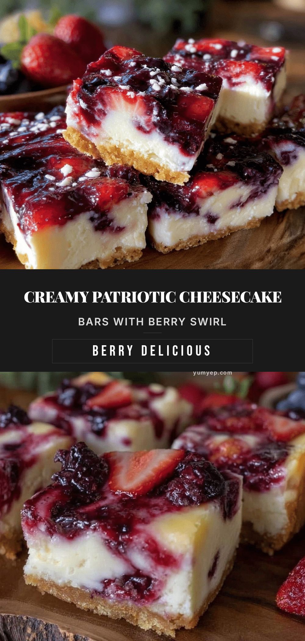 patriotic cheesecake bars recipe