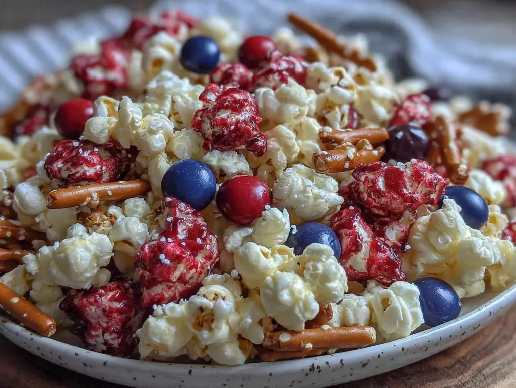 patriotic popcorn mix - featured image