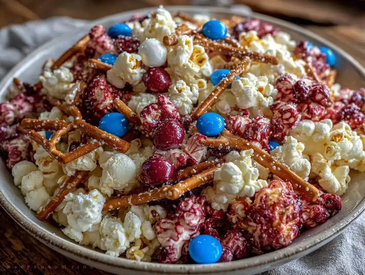 patriotic popcorn mix preparation steps
