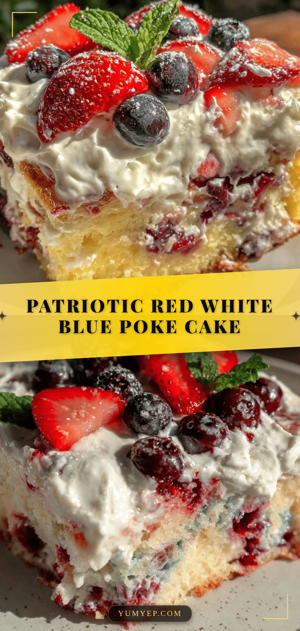 red white and blue poke cake recipe