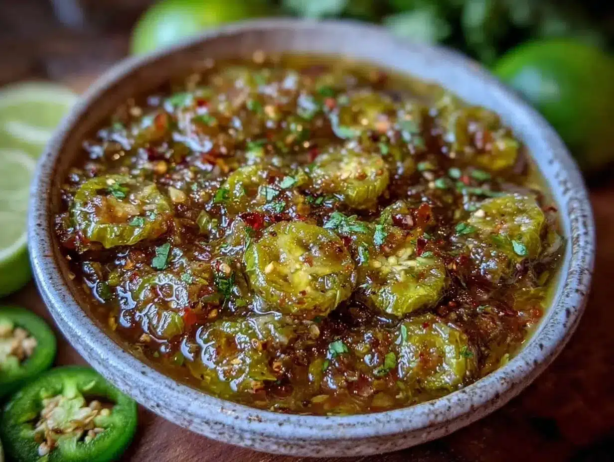 roasted Hatch chile salsa verde preparation steps