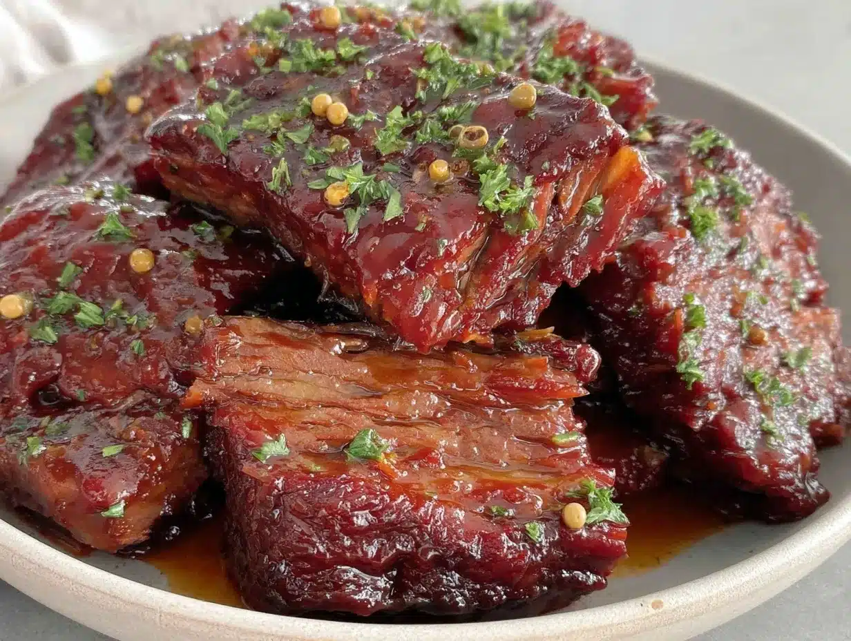 slow cooker honey bbq beef brisket preparation steps