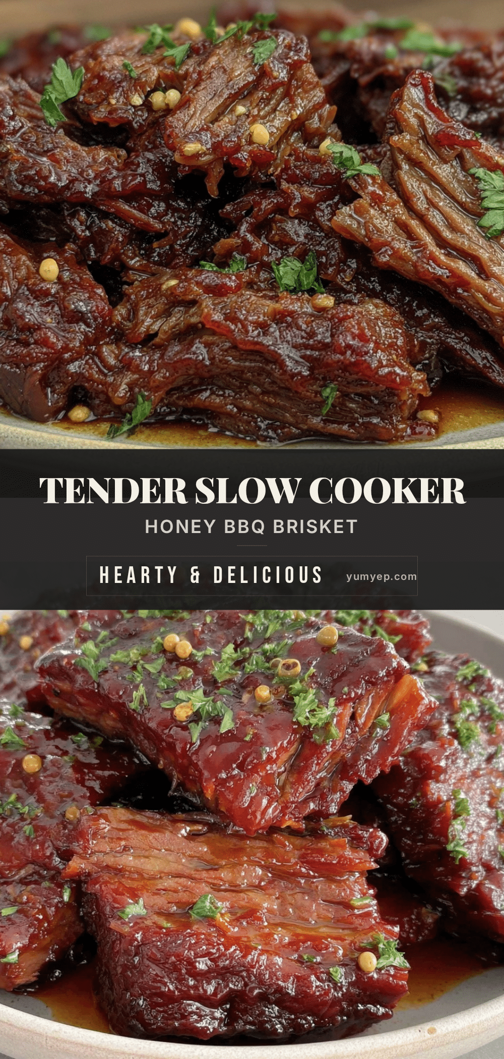 slow cooker honey bbq beef brisket recipe