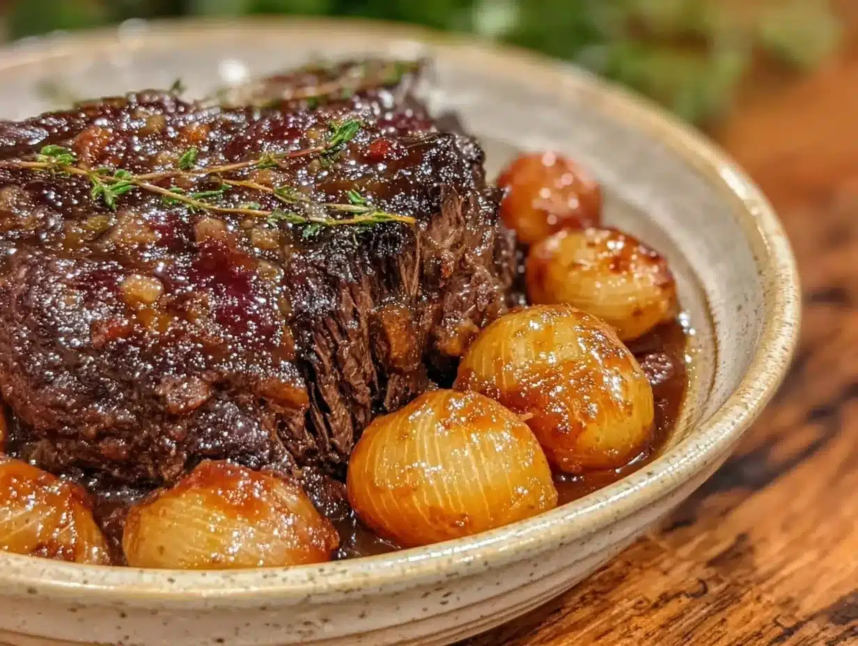 slow cooker Mississippi pot roast preparation steps