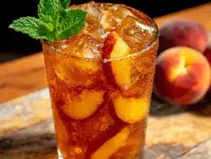 southern peach iced tea - featured image