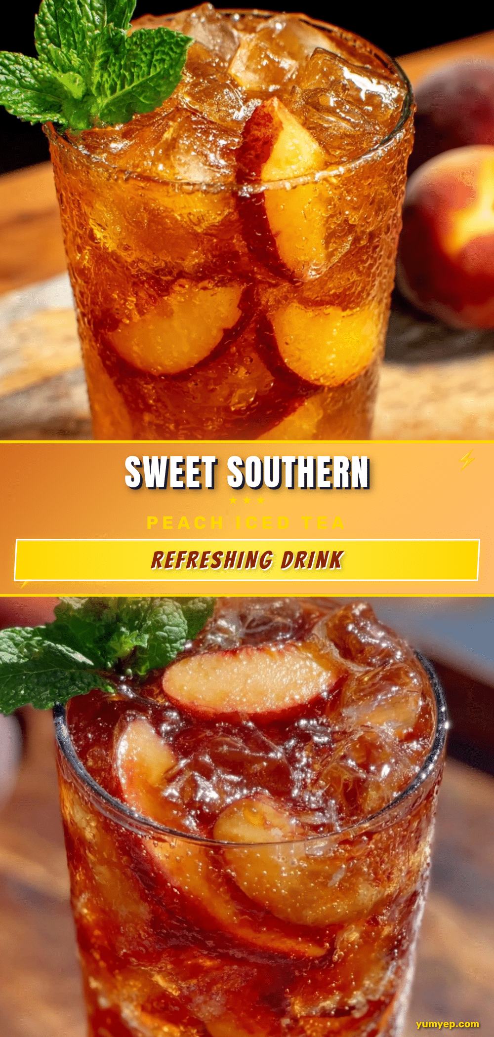 southern peach iced tea recipe