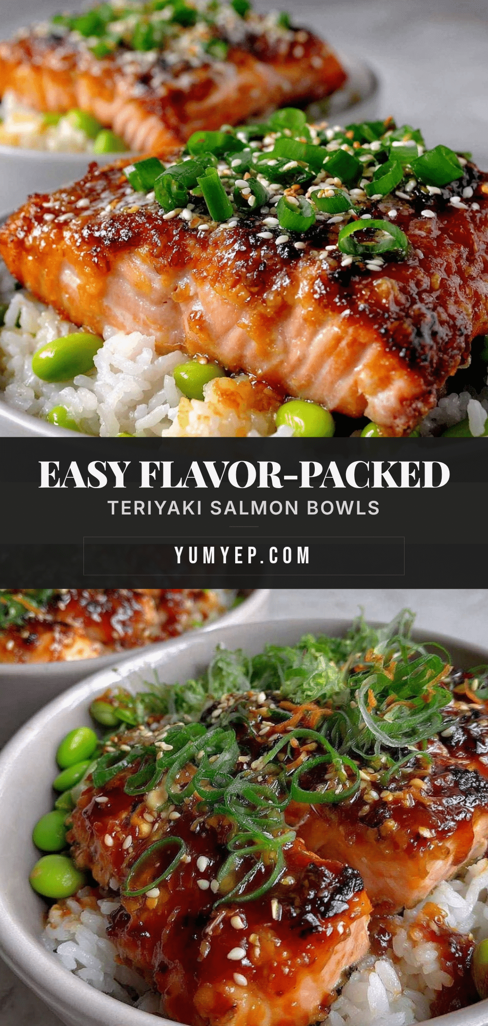 teriyaki salmon bowls recipe