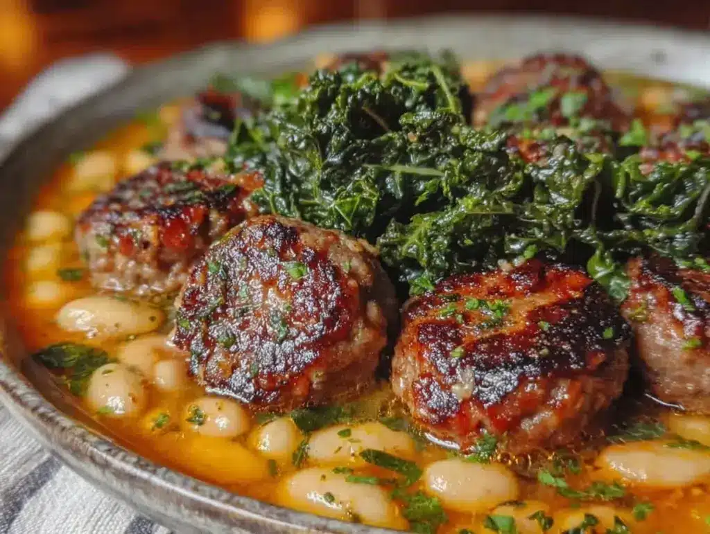 Tuscan sausage and white bean soup - featured image