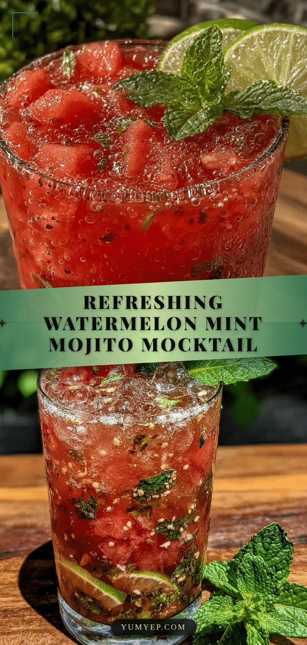 watermelon mint mojito mocktail recipe