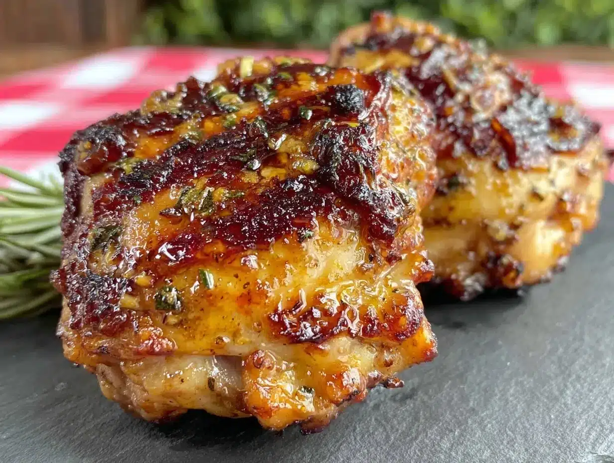 brown sugar garlic chicken thighs preparation steps