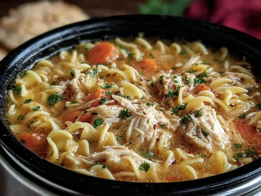 cozy thermos chicken noodle soup - featured image