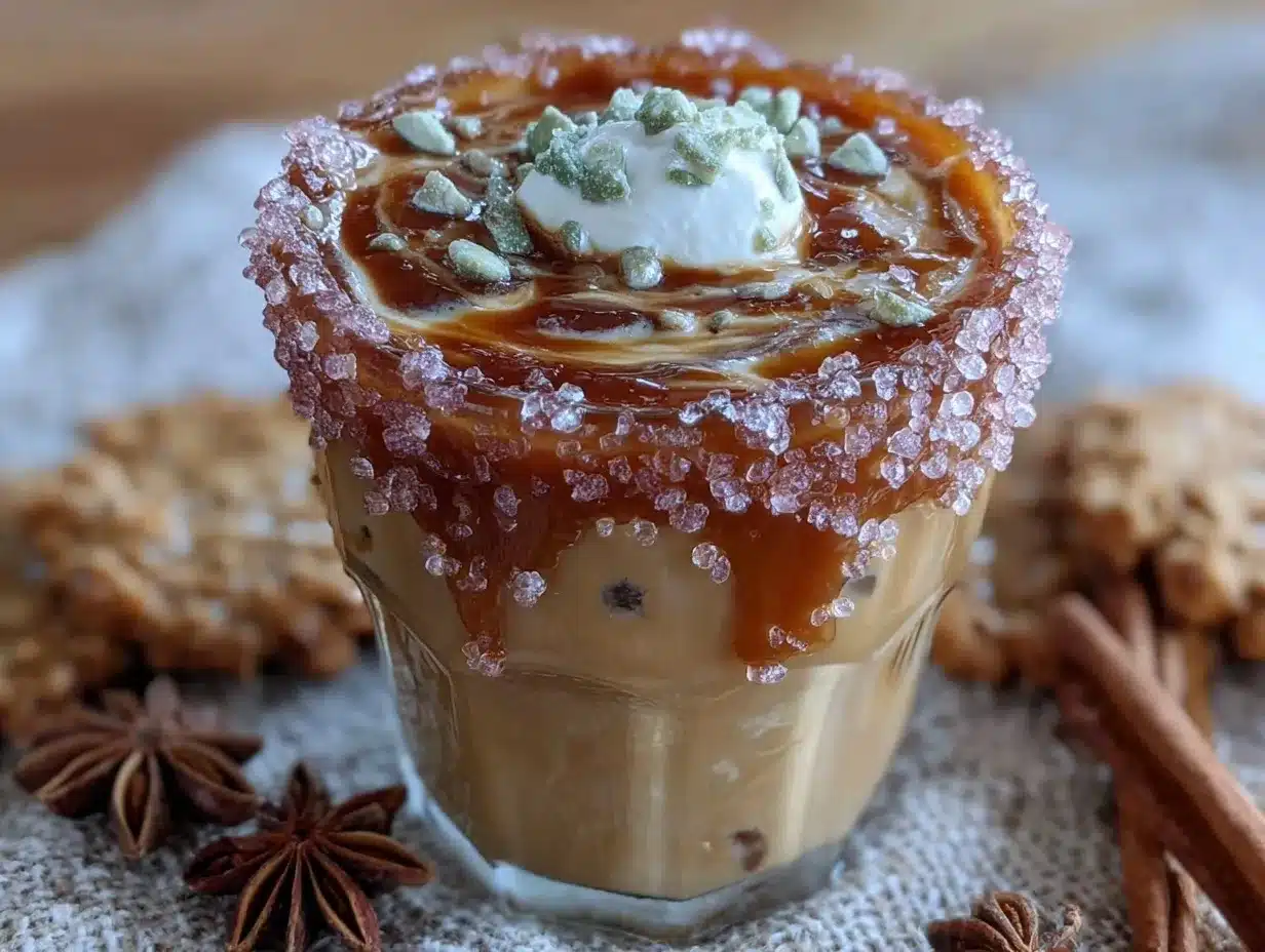 creamy iced pumpkin chai latte preparation steps