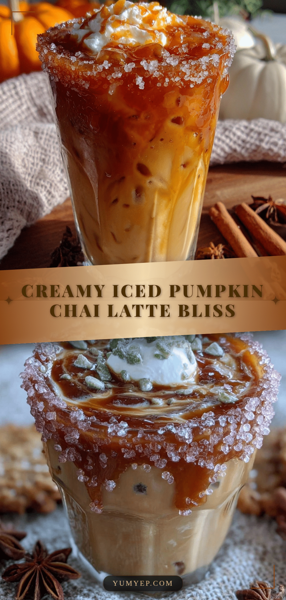 creamy iced pumpkin chai latte recipe