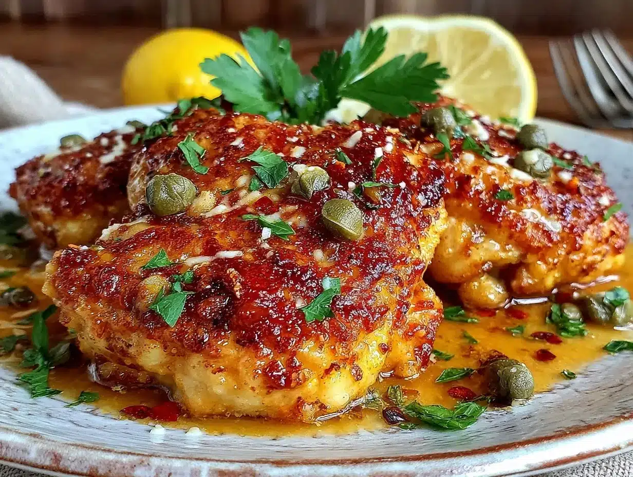 crispy garlic parmesan chicken thighs preparation steps