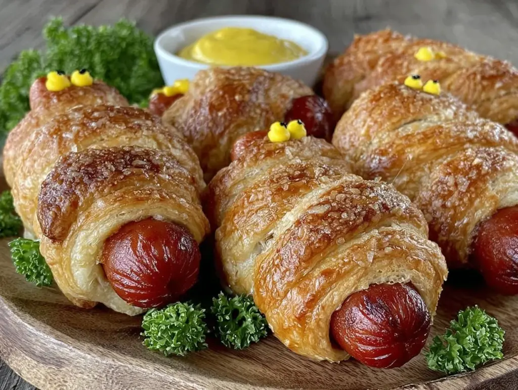 crispy mummy hot dogs - featured image