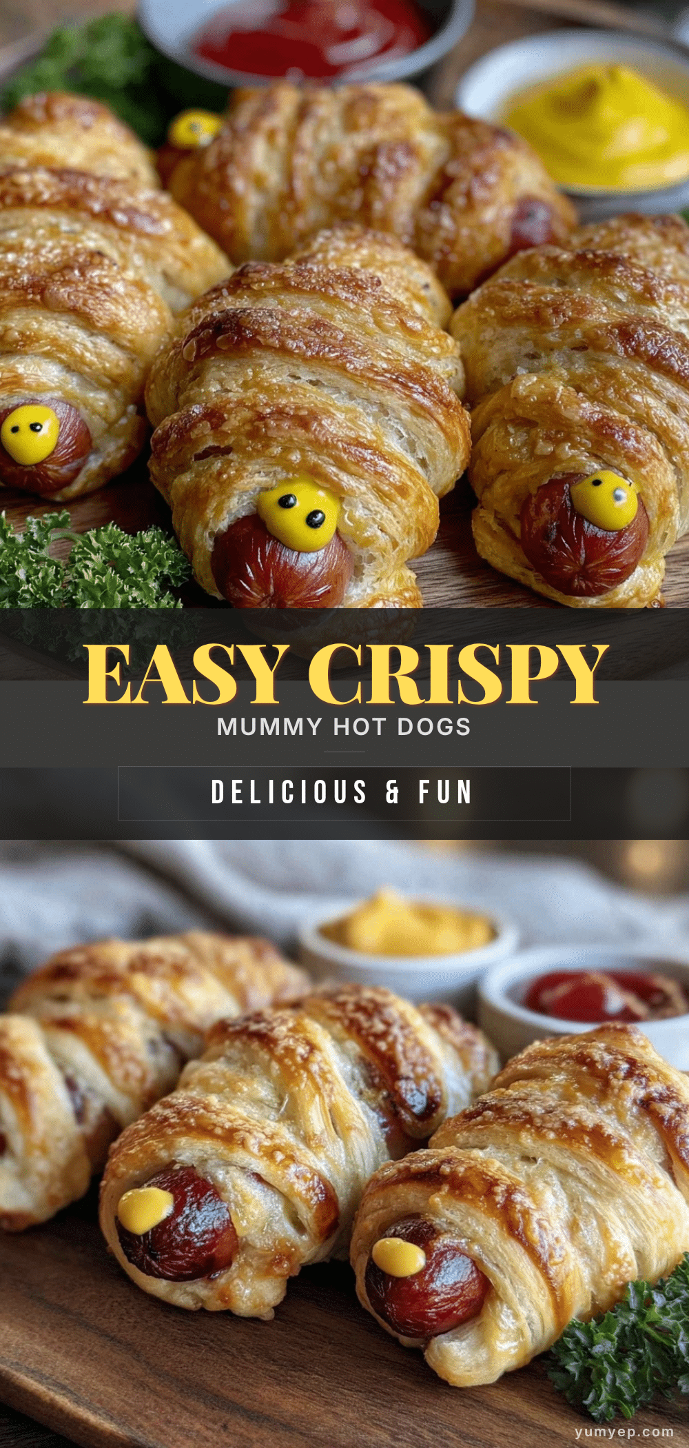 crispy mummy hot dogs recipe