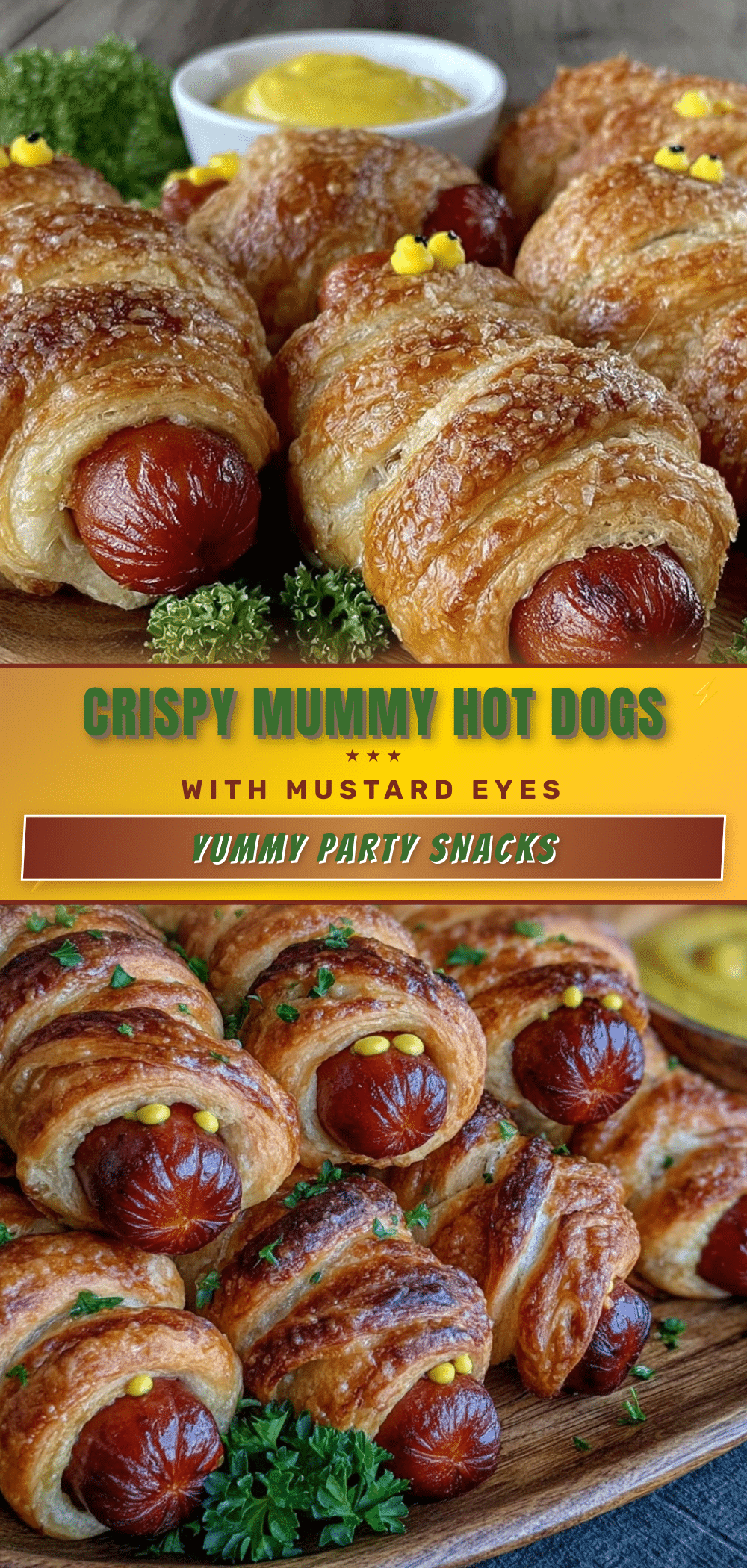 crispy mummy hot dogs recipe