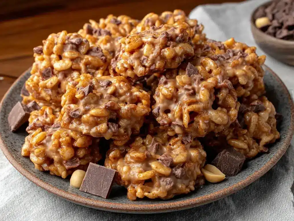 crispy no-bake avalanche cookies - featured image