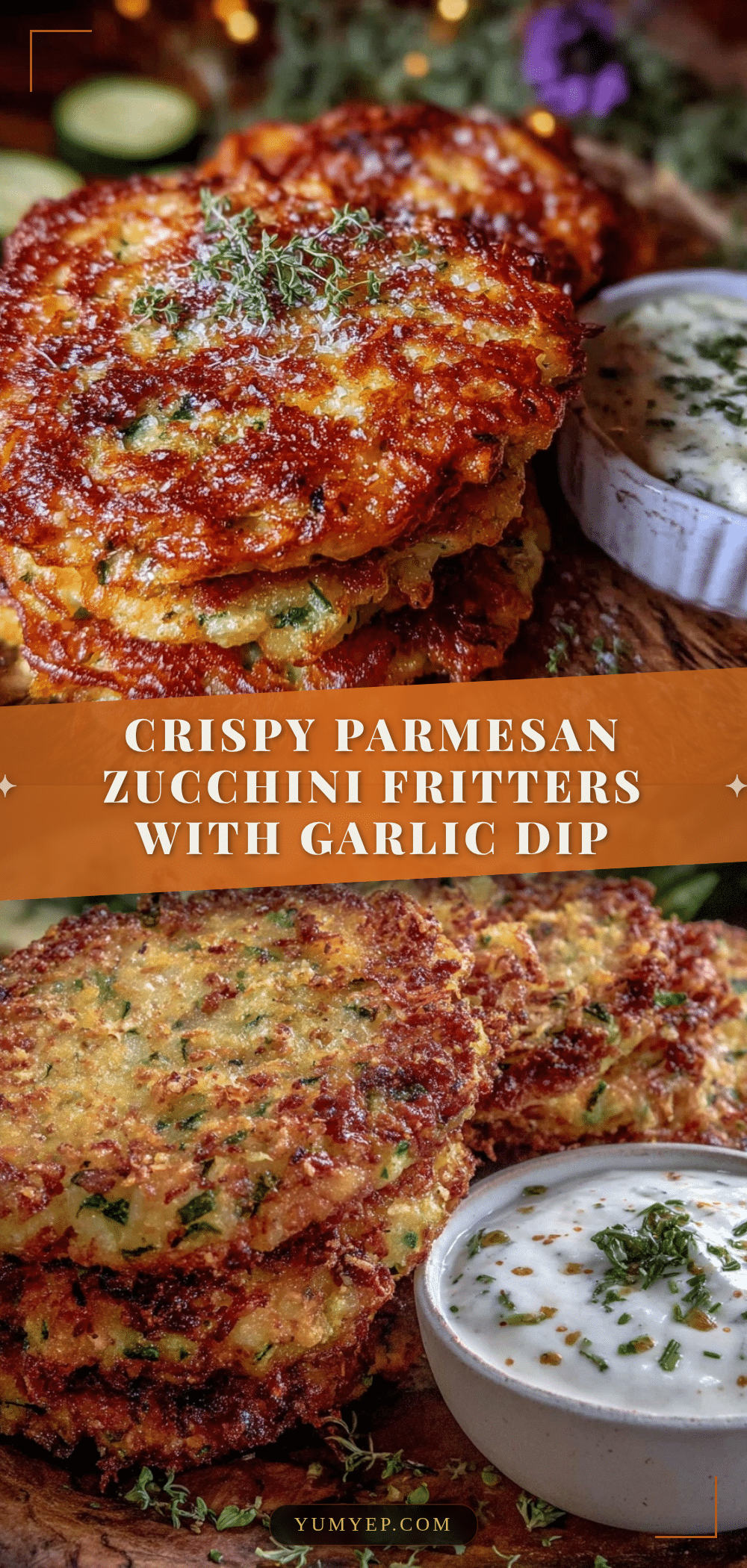 crispy parmesan zucchini fritters recipe