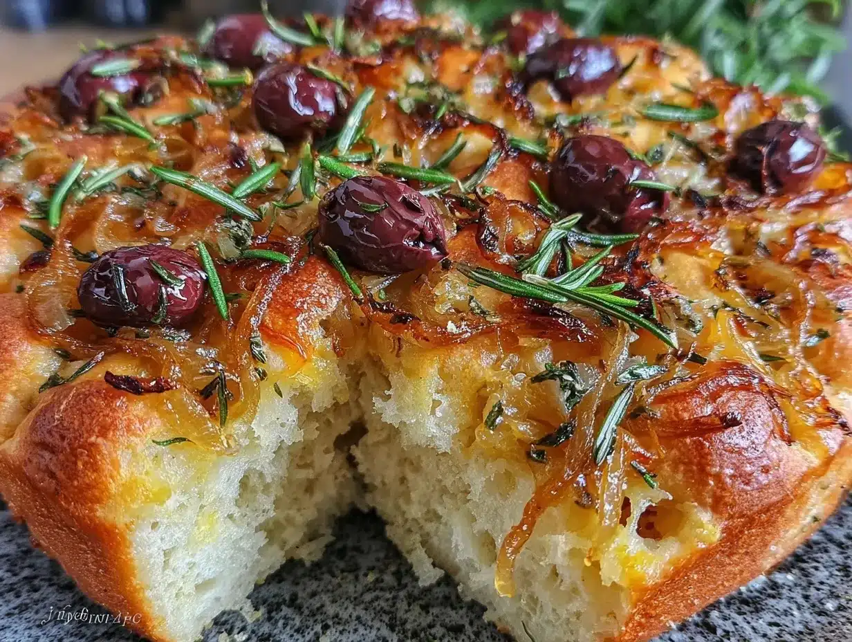crispy rosemary garlic sourdough focaccia preparation steps