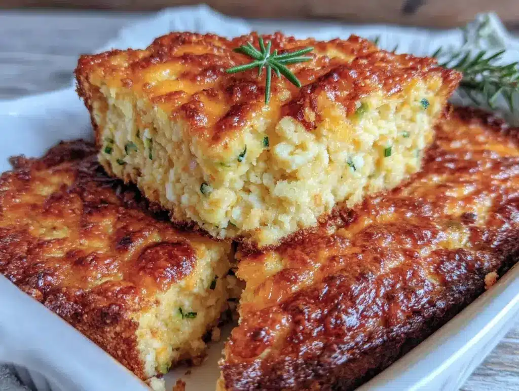 crispy zucchini casserole - featured image