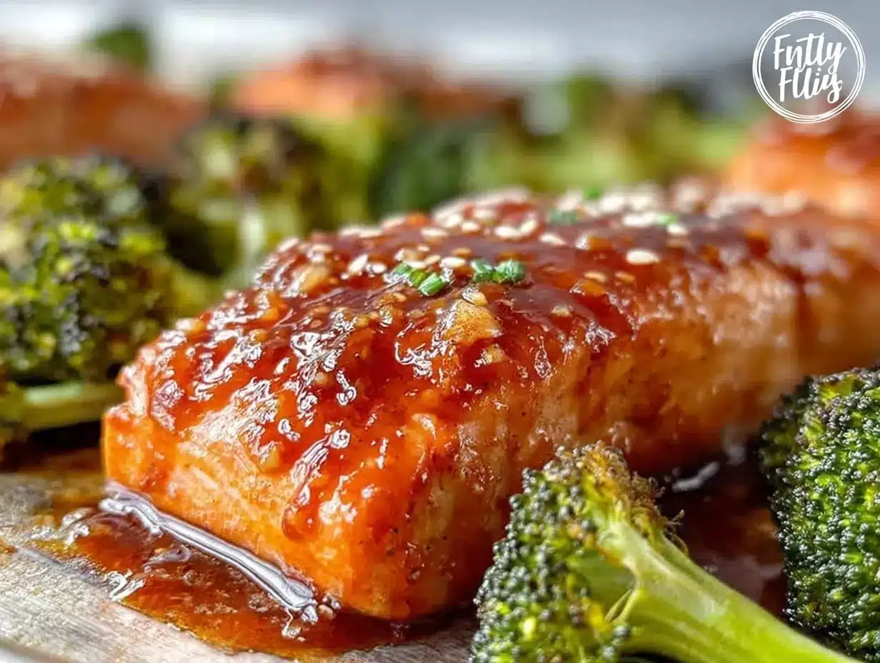 easy baked honey garlic salmon preparation steps