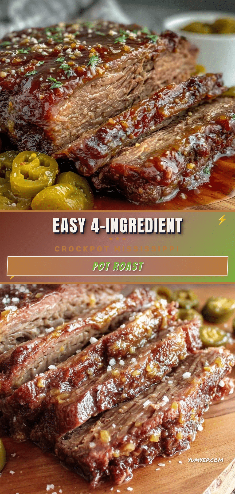 easy crockpot mississippi pot roast recipe
