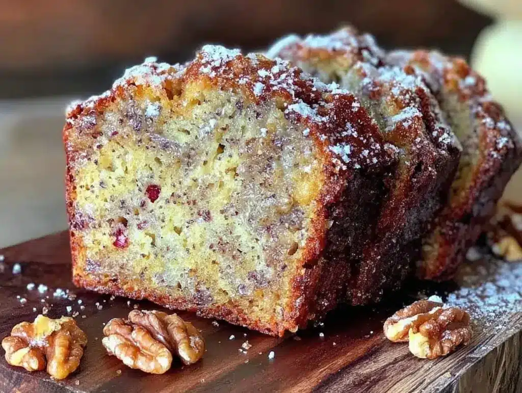 extra moist banana bread - featured image