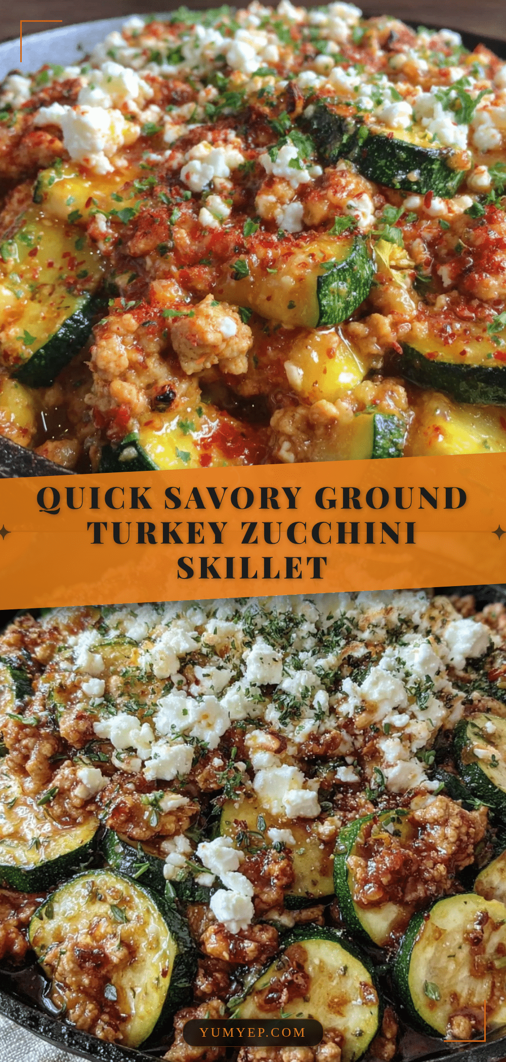 ground turkey and zucchini skillet recipe