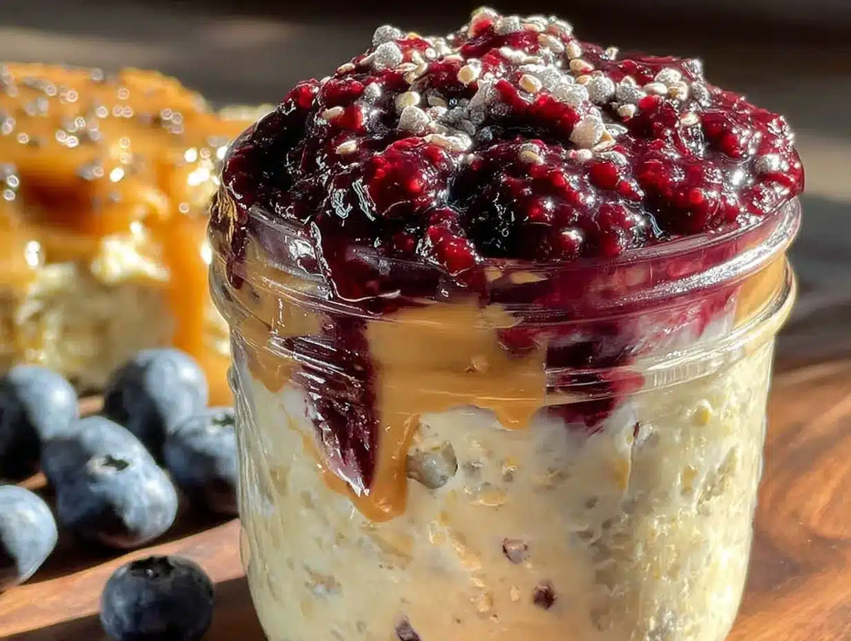 healthy overnight oats recipe preparation steps