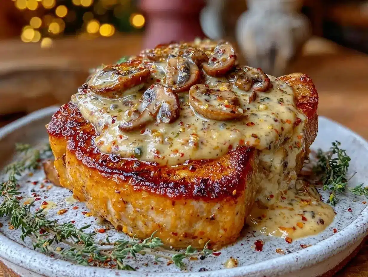 juicy pan-seared pork chops preparation steps