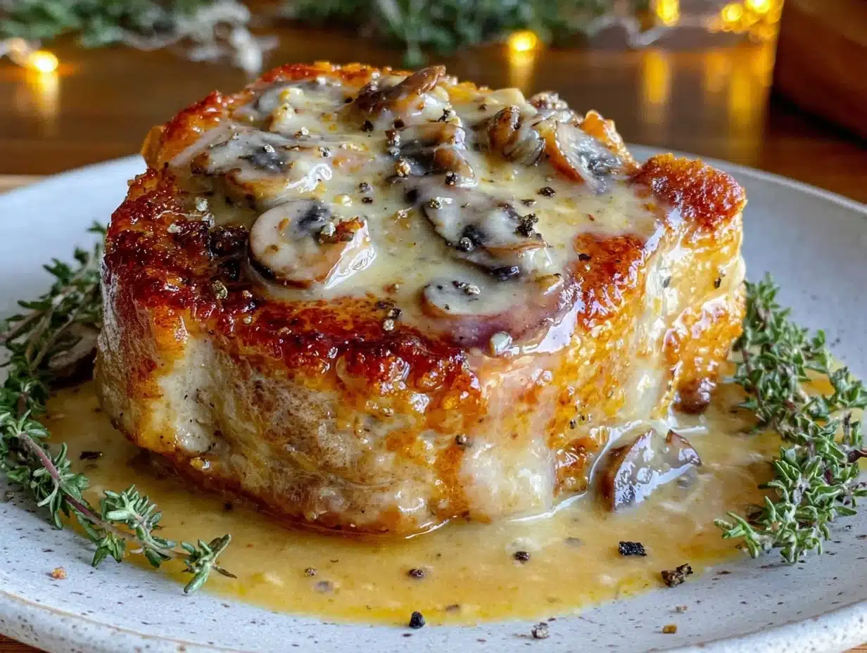 juicy pan-seared pork chops - featured image