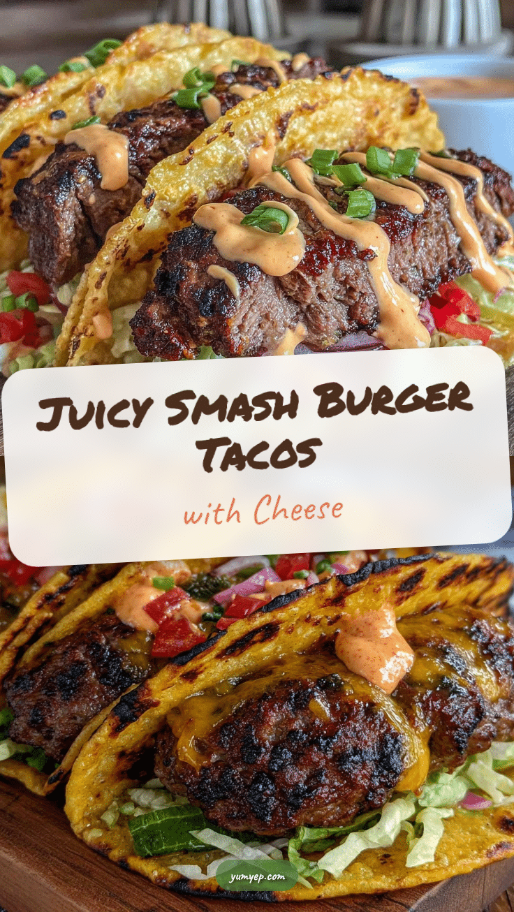 juicy smash burger tacos recipe