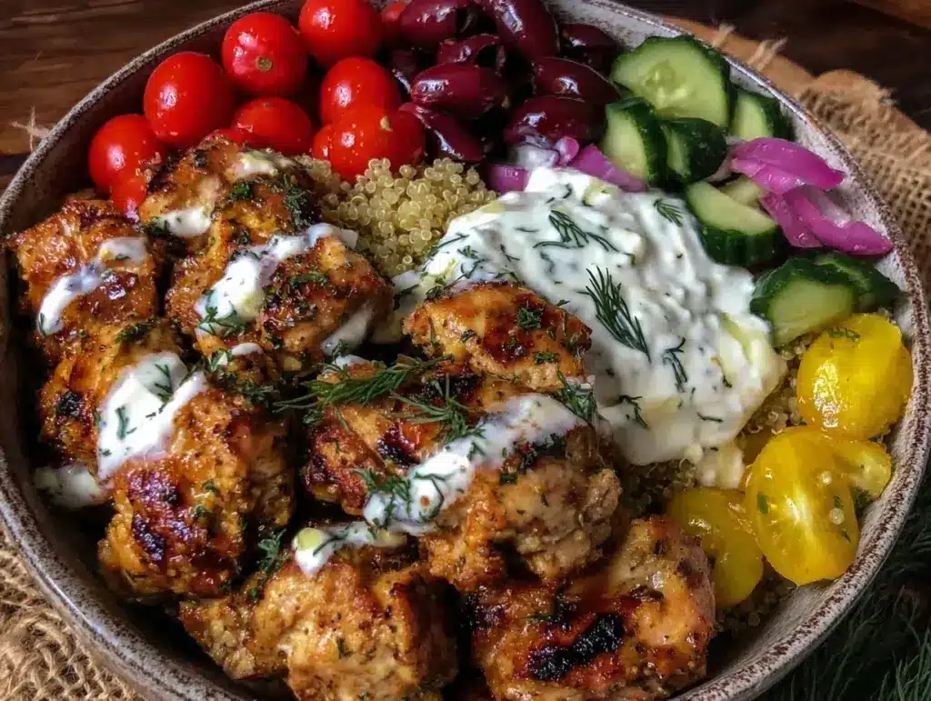 Mediterranean Chicken Bowl - featured image