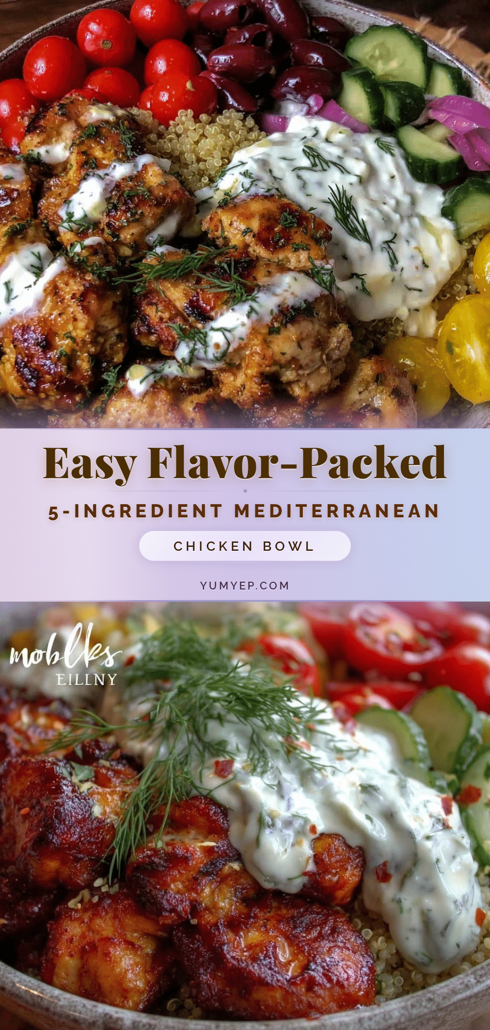 Mediterranean Chicken Bowl recipe