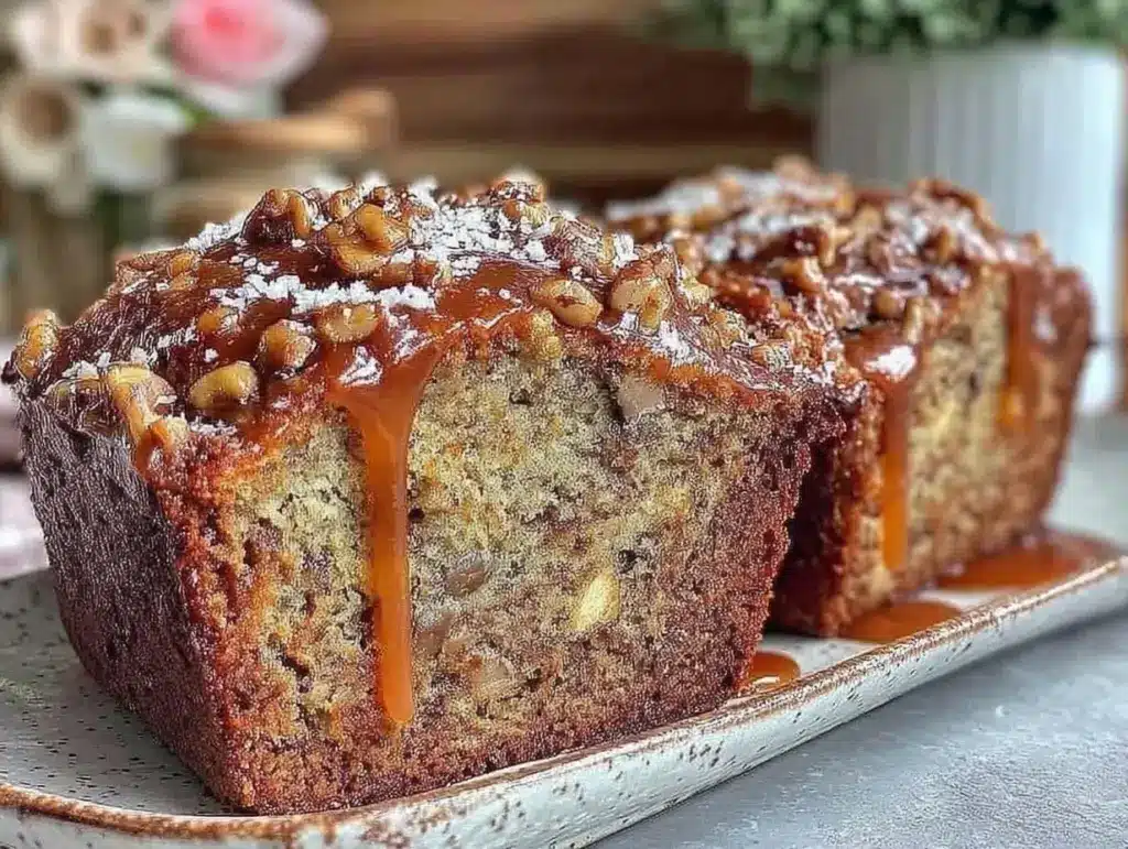 moist brown butter banana bread - featured image