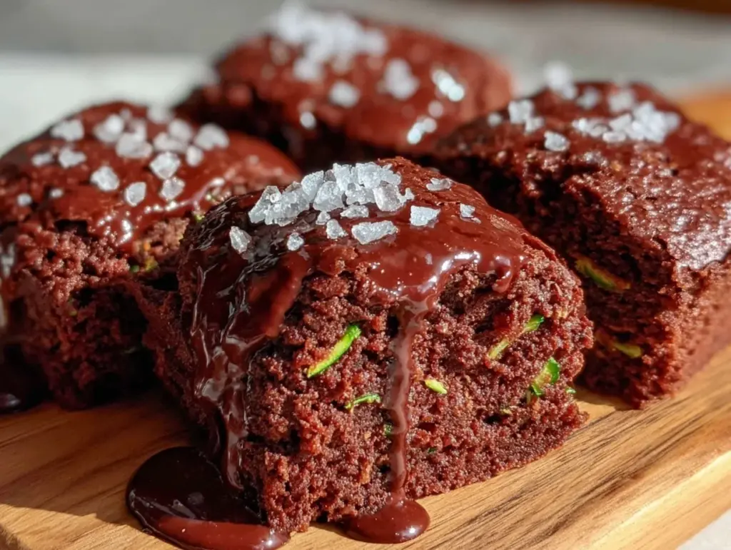 one-bowl zucchini brownies - featured image