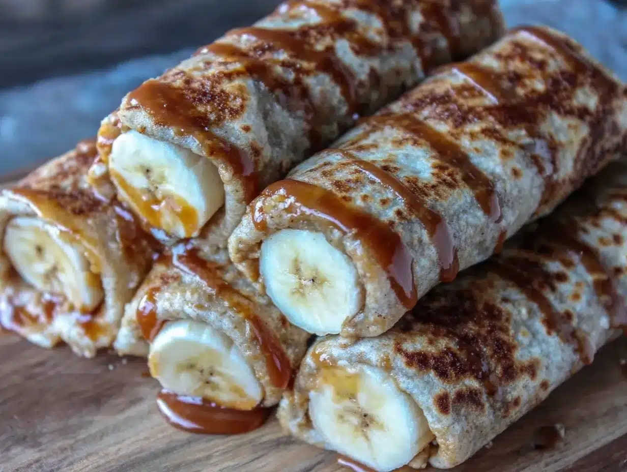 peanut butter banana honey sandwich roll-ups preparation steps