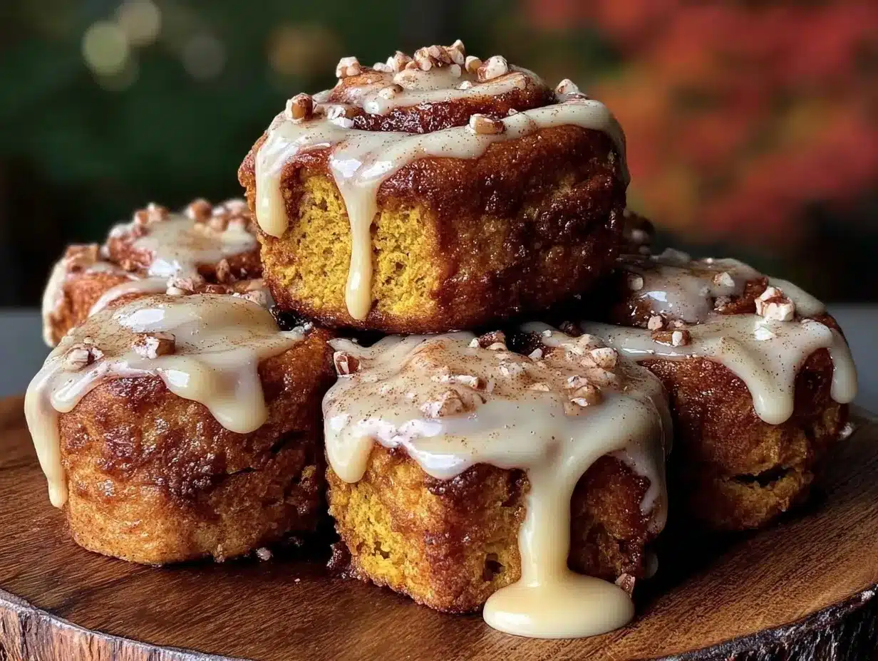 pumpkin cinnamon rolls preparation steps