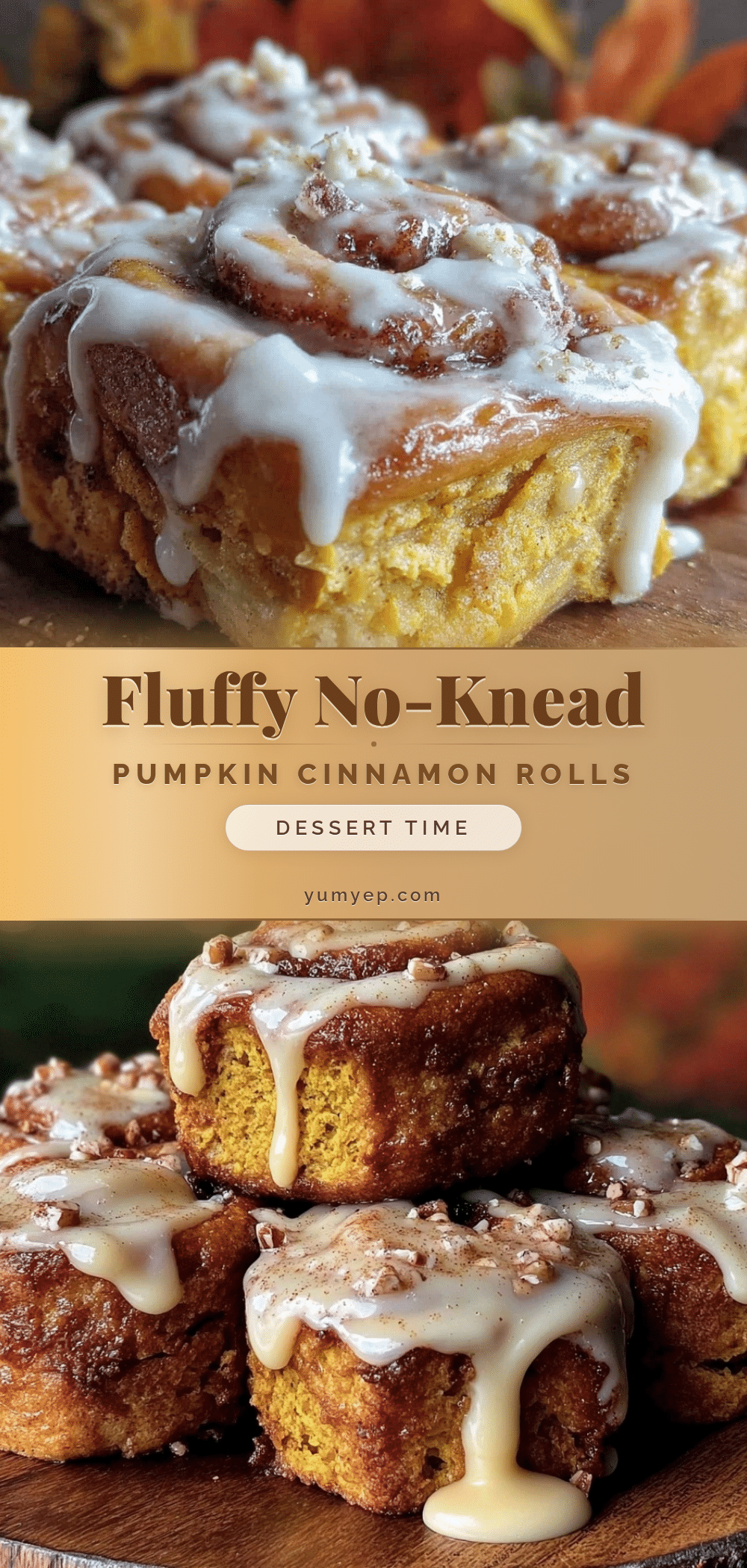 pumpkin cinnamon rolls recipe