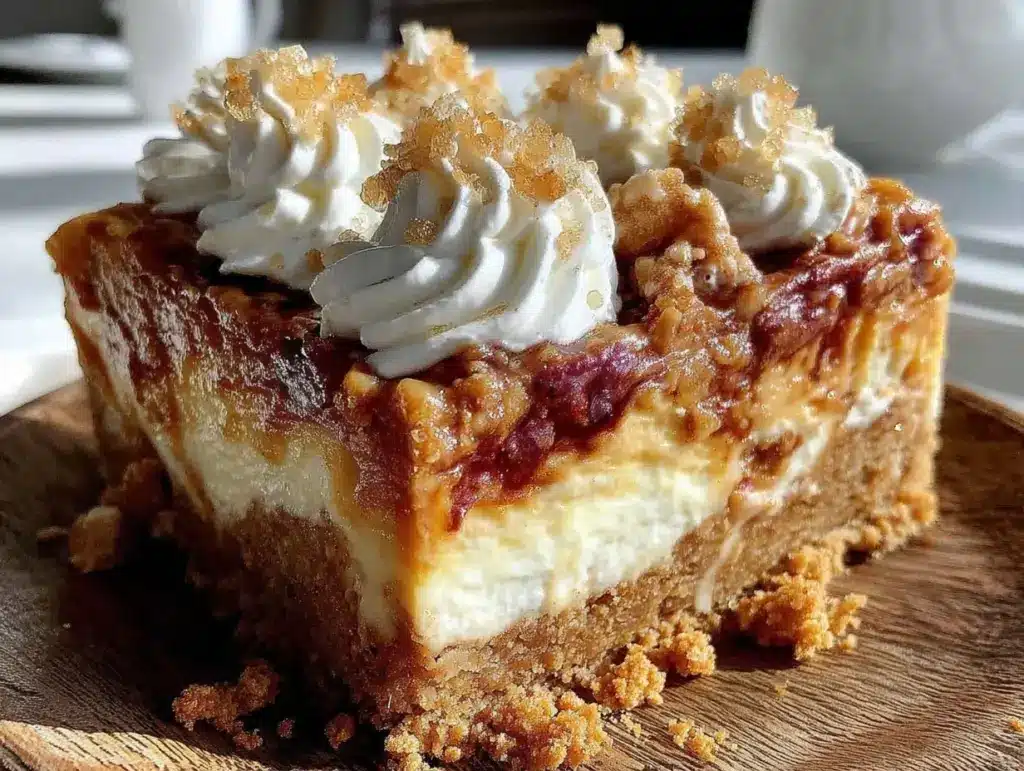 pumpkin pie cheesecake bars - featured image