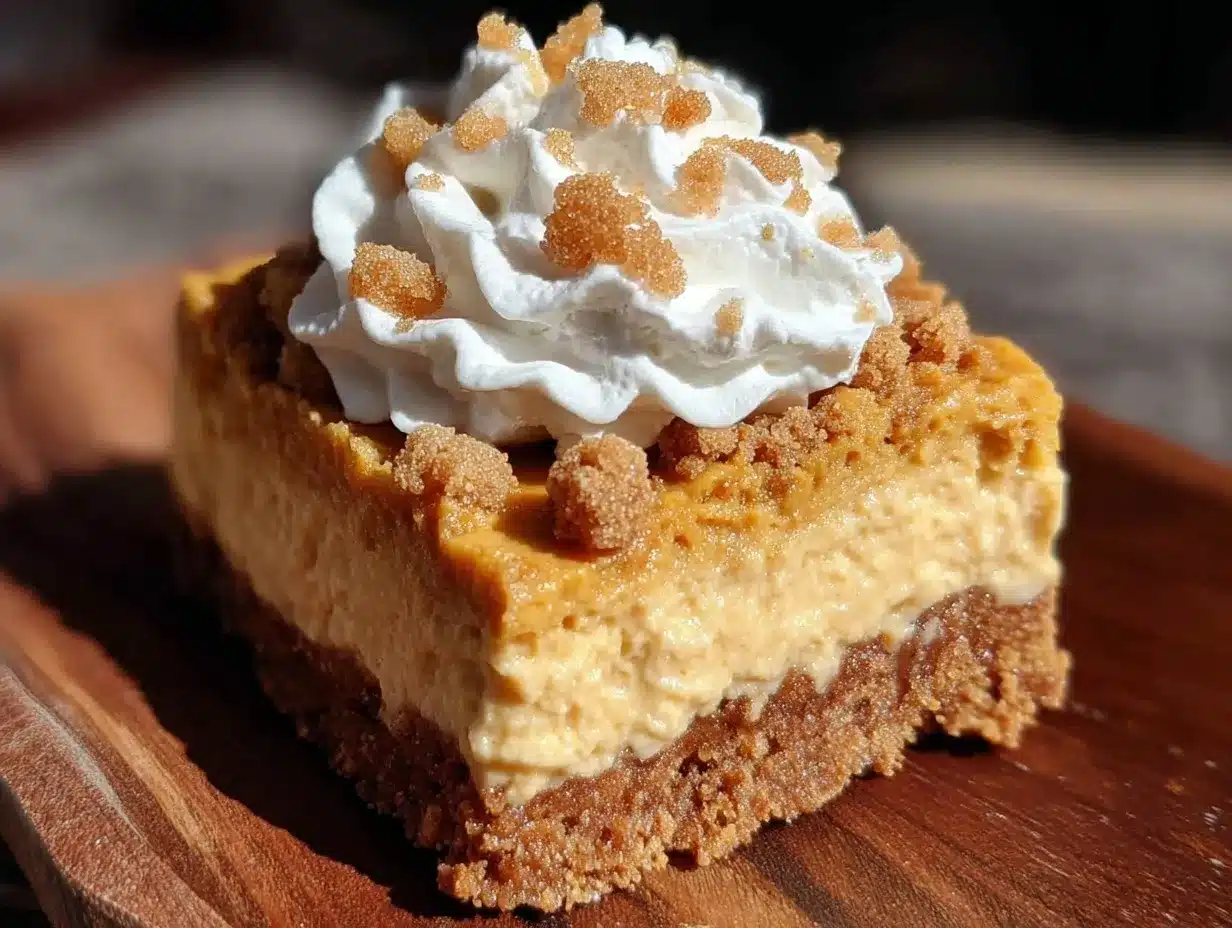 pumpkin pie cheesecake bars preparation steps